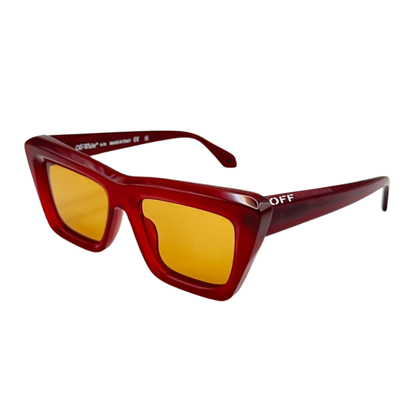 Gafa Solar Hombre Off-White OERI13LF24PLA0012862 Burgundy