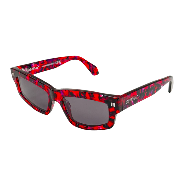 Gafa Solar Unisex Off-White OERI135F24PLA0012907 Havana Red/Purple