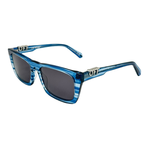 Gafa Solar Unisex Off-White OERI13EF24PLA0014407 Striped Blue