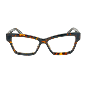 Armazón Oftálmico Unisex Off-White OERJ077F24PLA0016000 Café Cat-Eye Medium