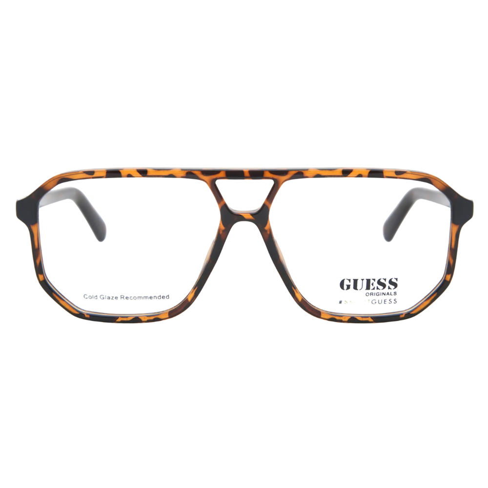 Armazón Oftálmico Unisex GUESS GU8252 052 57 Ámbar