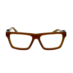 Armazón Oftálmico Unisex Off-White OERJ07BF24PLA0017400 Café Cuadrado Large