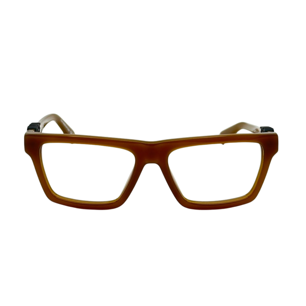 Armazón Oftálmico Unisex Off-White OERJ07BF24PLA0017400 Café Cuadrado Large