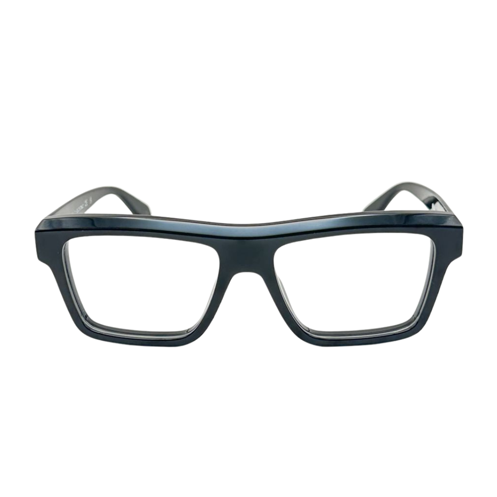 Armazón Oftálmico Unisex Off-White OERJ07HF24PLA0011000 Negro Cuadrado Large