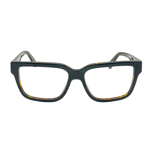 Armazón Oftálmico Unisex Off-White OERJ07MF24PLA0011000 Negro Cuadrado Large