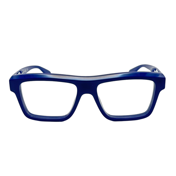 Armazón Oftálmico Unisex Off-White OERJ07HF24PLA0014500 Azul Cuadrado Large