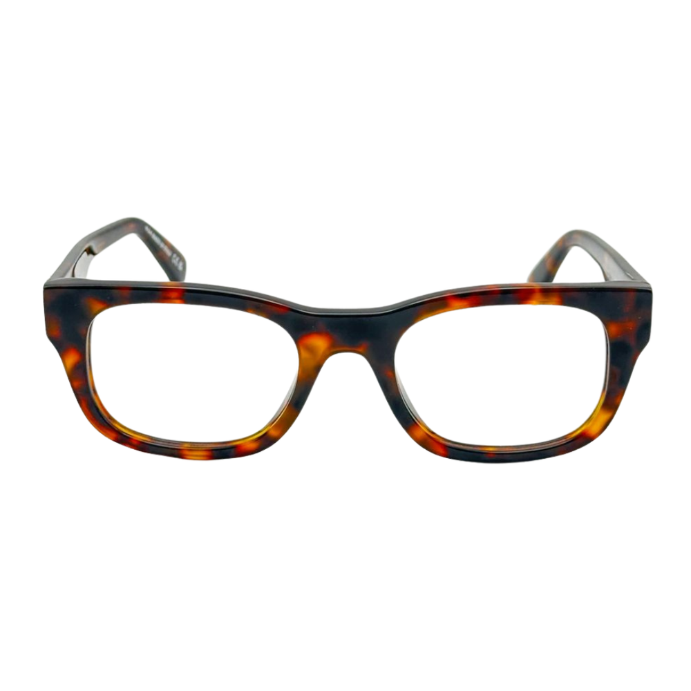 Armazón Oftálmico Unisex Off-White OERJ07NF24PLA0016000 Café Redondo Medium