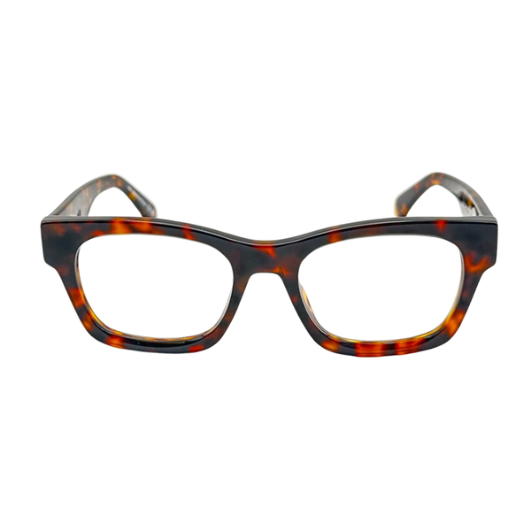 Armazón Oftálmico Unisex Off-White OERJ078F24PLA0016000 Café Cuadrado Medium