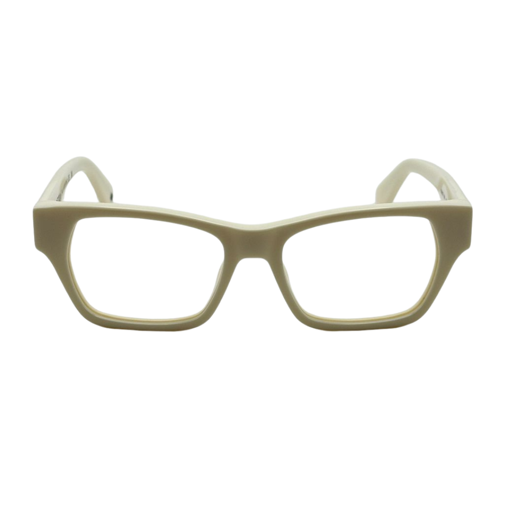 Armazón Oftálmico Unisex Off-White OERJ07EF24PLA0010100 Blanco Cuadrado Medium