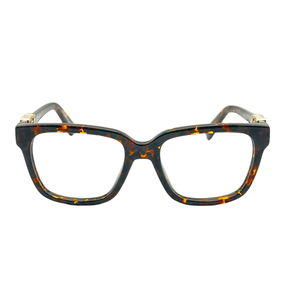 Armazón Oftálmico Unisex Off-White OERJ07CF24PLA0016000 Café Cuadrado Large