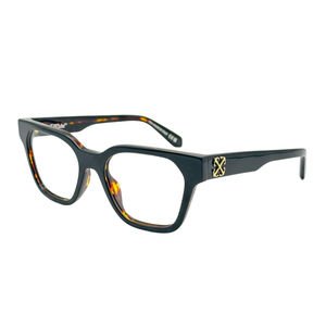 Armazón Oftálmico Unisex Off-White OERJ07LF24PLA0011000 Negro Cuadrado Large