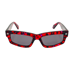 Gafa Solar Unisex Off-White OERI135F24PLA0012907 Havana Red/Purple