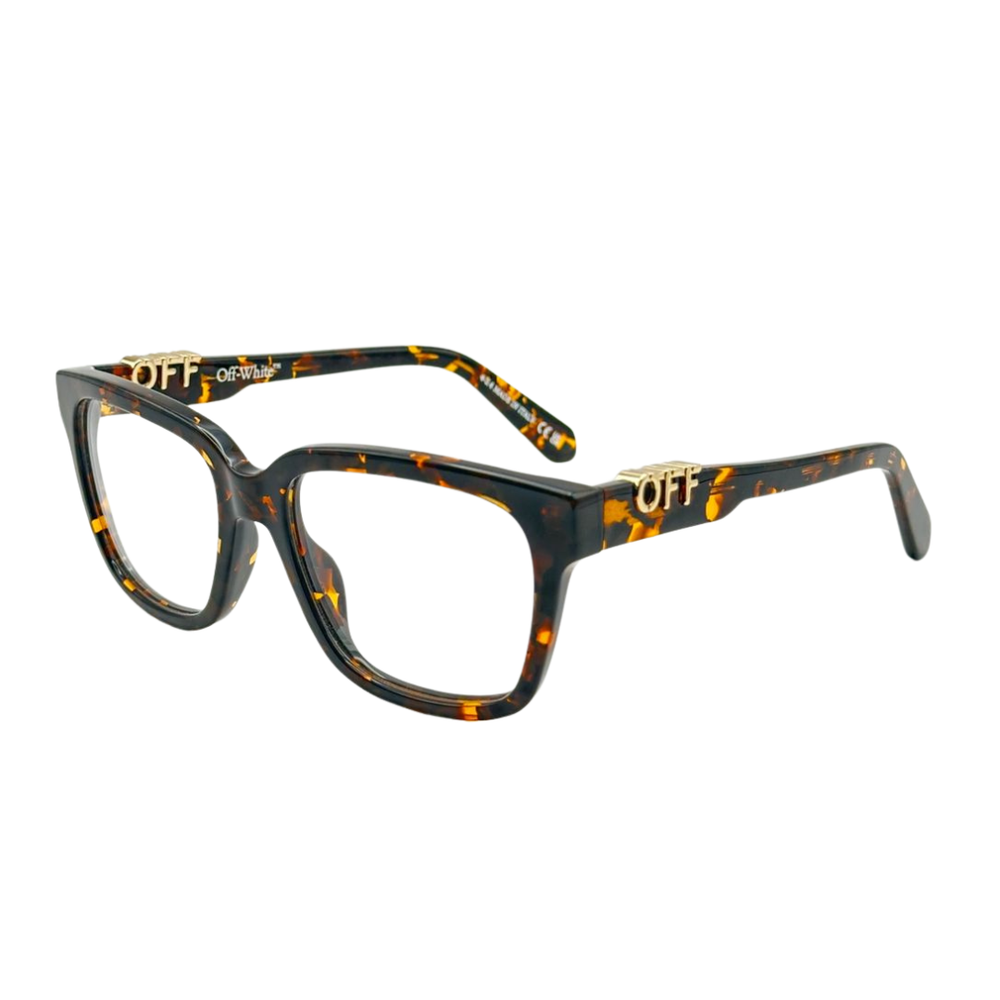 Armazón Oftálmico Unisex Off-White OERJ07CF24PLA0016000 Café Cuadrado Large