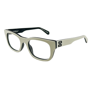 Armazón Oftálmico Unisex Off-White OERJ07NF24PLA0010100 Blanco Cuadrado Medium