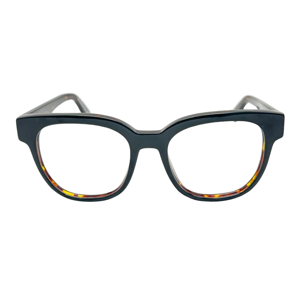 Armazón Oftálmico Unisex Off-White OERJ07OF24PLA0011000 Café Redondo Medium