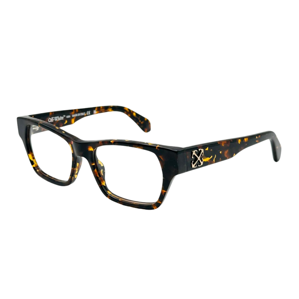 Armazón Oftálmico Unisex Off-White OERJ07EF24PLA0016000 Café Cuadrado Medium