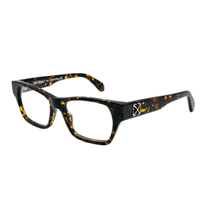 Armazón Oftálmico Unisex Off-White OERJ07EF24PLA0016000 Café Cuadrado Medium