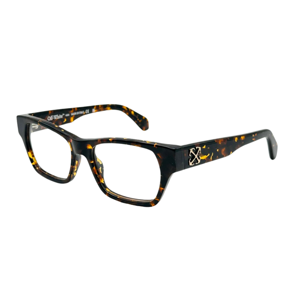 Armazón Oftálmico Unisex Off-White OERJ07EF24PLA0016000 Café Cuadrado Medium