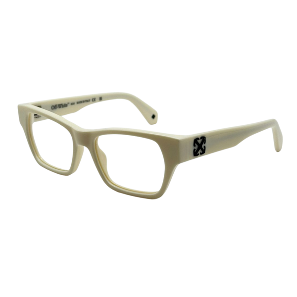 Armazón Oftálmico Unisex Off-White OERJ07EF24PLA0010100 Blanco Cuadrado Medium