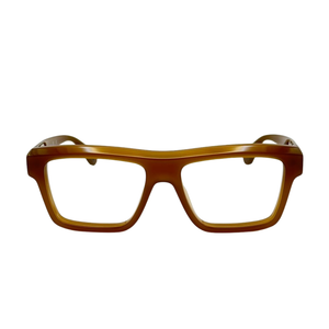 Armazón Oftálmico Unisex Off-White OERJ07HF24PLA0017400 Café Cuadrado Large