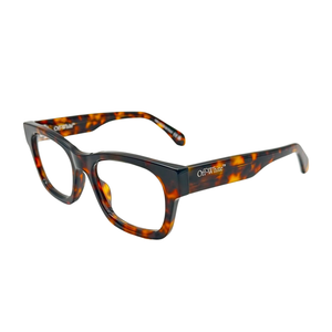Armazón Oftálmico Unisex Off-White OERJ078F24PLA0016000 Café Cuadrado Medium