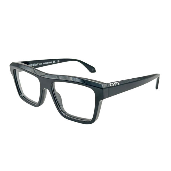 Armazón Oftálmico Unisex Off-White OERJ07HF24PLA0011000 Negro Cuadrado Large