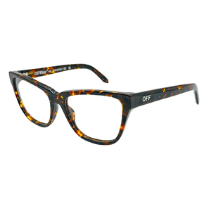 Armazón Oftálmico Unisex Off-White OERJ07AF24PLA0016000 Café Cat-Eye Large