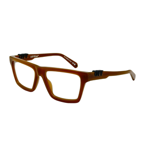 Armazón Oftálmico Unisex Off-White OERJ07BF24PLA0017400 Café Cuadrado Large