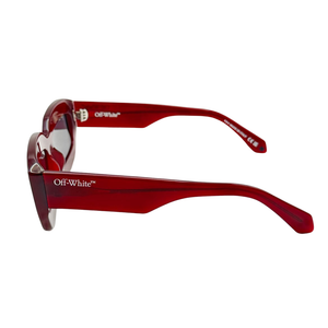 Gafa Solar Unisex Off-White OERI138F24PLA0012807 Burgundy
