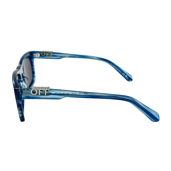 Gafa Solar Unisex Off-White OERI13EF24PLA0014407 Striped Blue