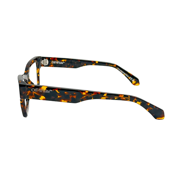 Armazón Oftálmico Unisex Off-White OERJ077F24PLA0016000 Café Cat-Eye Medium