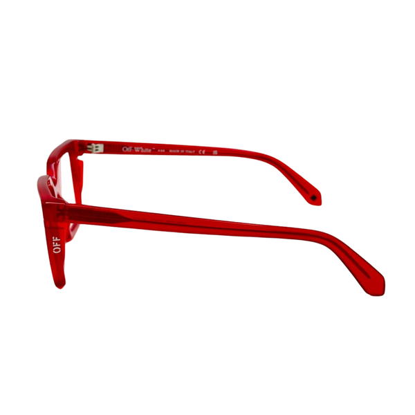 Armazón Oftálmico Unisex Off-White OERJ052C99PLA0012500 Rojo Cuadrado Medium