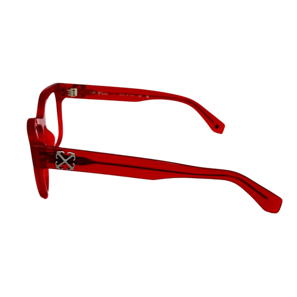Armazón Oftálmico Unisex Off-White OERJ07GF24PLA0012500 Rojo Cat-Eye Medium