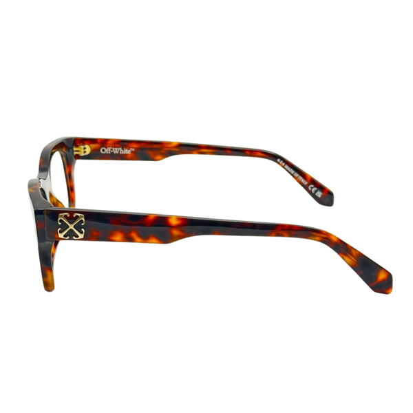 Armazón Oftálmico Unisex Off-White OERJ07NF24PLA0016000 Café Redondo Medium