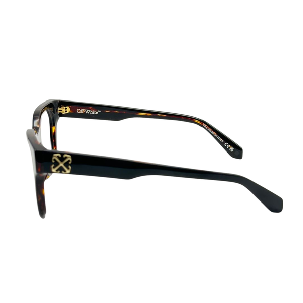 Armazón Oftálmico Unisex Off-White OERJ07LF24PLA0011000 Negro Cuadrado Large