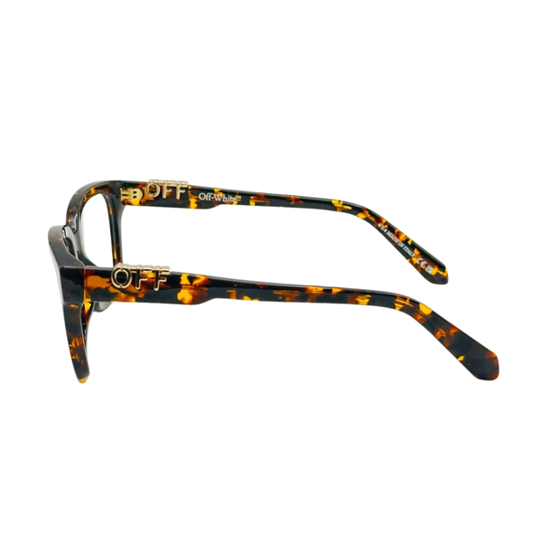 Armazón Oftálmico Unisex Off-White OERJ07CF24PLA0016000 Café Cuadrado Large