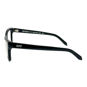 Armazón Oftálmico Unisex Off-White OERJ07AF24PLA0011000 Negro Cat-Eye Large