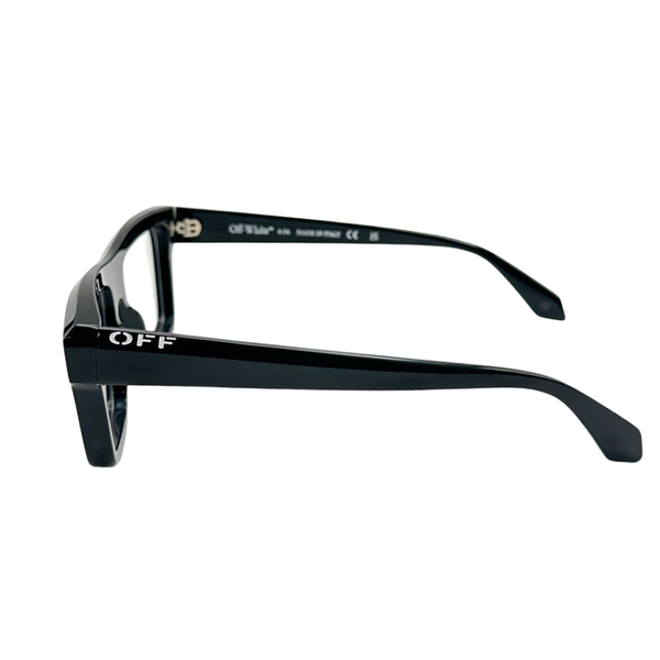 Armazón Oftálmico Unisex Off-White OERJ07HF24PLA0011000 Negro Cuadrado Large