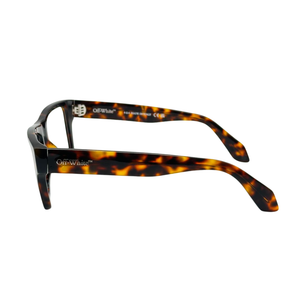 Armazón Oftálmico Unisex Off-White OERJ075F24PLA0016000 Café Cuadrado Large
