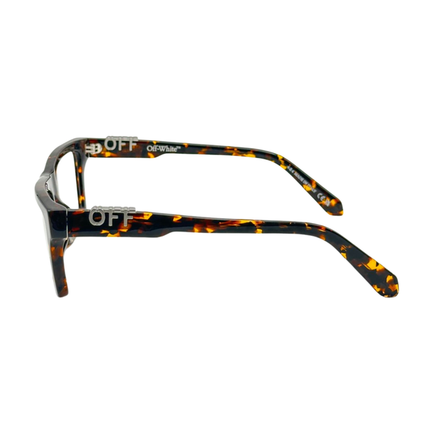Armazón Oftálmico Unisex Off-White OERJ07BF24PLA0016000 Café Cuadrado Large