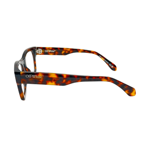 Armazón Oftálmico Unisex Off-White OERJ078F24PLA0016000 Café Cuadrado Medium