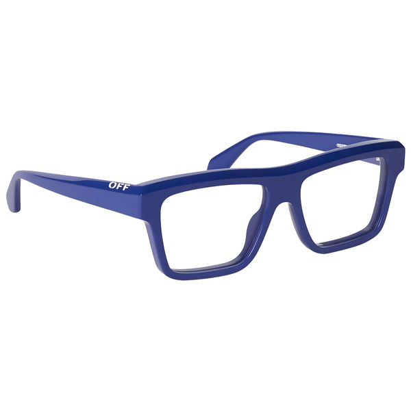 Armazón Oftálmico Unisex Off-White OERJ07HF24PLA0014500 Azul Cuadrado Large