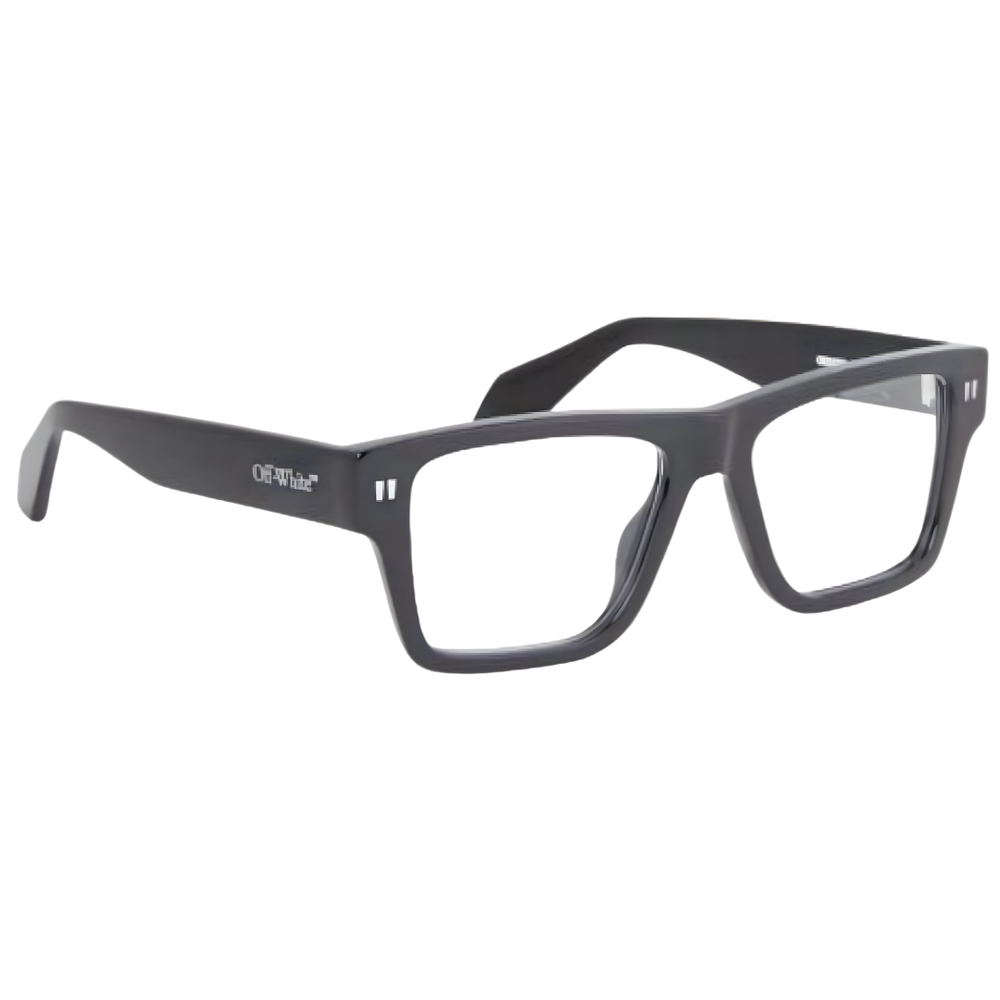 Armazón Oftálmico Unisex Off-White OERJ075F24PLA0011000 Negro Cuadrado Large