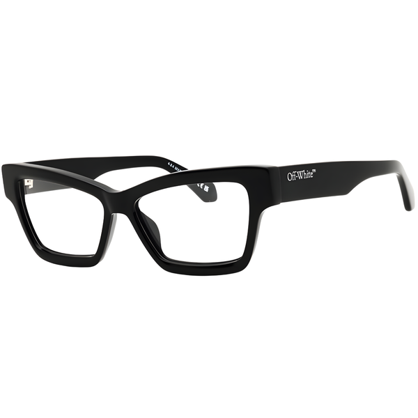 Armazón Oftálmico Unisex Off-White OERJ077F24PLA0011000 Negro Cat-Eye Medium