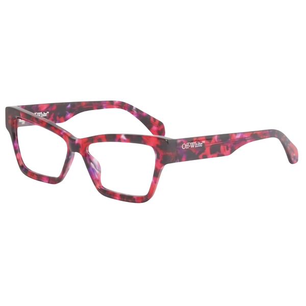 Armazón Oftálmico Unisex Off-White OERJ077F24PLA0012900 Rosa Cat-Eye Medium