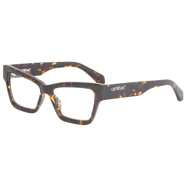 Armazón Oftálmico Unisex Off-White OERJ077F24PLA0016000 Café Cat-Eye Medium