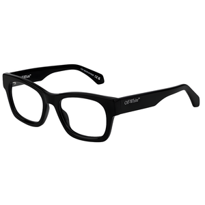 Armazón Oftálmico Unisex Off-White OERJ078F24PLA0011000 Negro Cuadrado Large