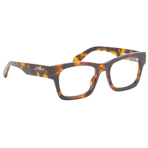 Armazón Oftálmico Unisex Off-White OERJ078F24PLA0016000 Café Cuadrado Medium