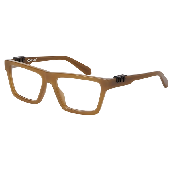 Armazón Oftálmico Unisex Off-White OERJ07BF24PLA0017400 Café Cuadrado Large