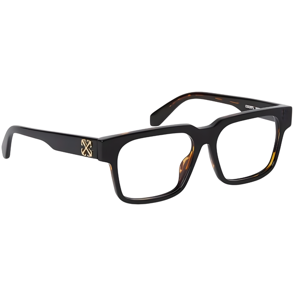 Armazón Oftálmico Unisex Off-White OERJ07LF24PLA0011000 Negro Cuadrado Large